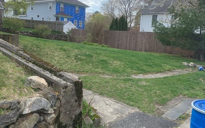 Photo of John B.'s yard after getting landscaping in South Easton, MA