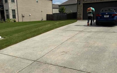 Photo of James L.'s yard after getting landscaping in Fairburn, GA
