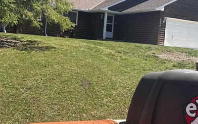 Photo of Tamara B.'s yard after getting landscaping in Jordan, MN