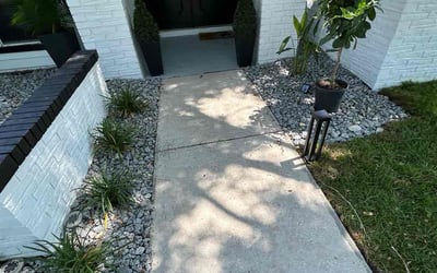 Photo of Anthony C.'s yard after getting landscaping in Nobleton, FL