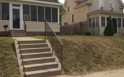 Photo of Courtney H.'s yard after getting landscaping in Winthrop, MN