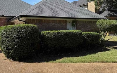 Photo of Aaron M.'s yard after getting landscaping in Grapevine, TX