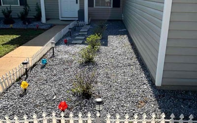 Photo of Mark R.'s yard after getting landscaping in Milton, FL