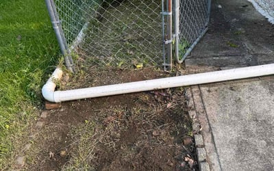 Photo of Andre R.'s yard after getting landscaping in Allentown, PA