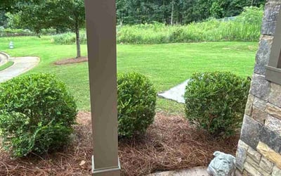 Photo of David K.'s yard after getting landscaping in Alpharetta, GA