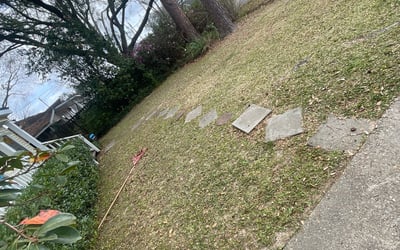 Photo of Charles O.'s yard after getting landscaping in New Roads, LA