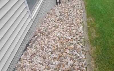 Photo of Victoria A.'s yard after getting landscaping in Cedar Rapids, IA