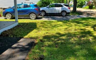 Photo of Alexis D.'s yard after getting lawn care in Westbrook, ME