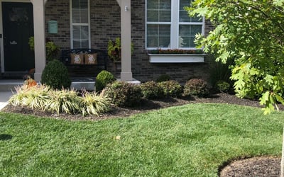 Photo of Jerry B.'s yard after getting landscaping in Foster, KY