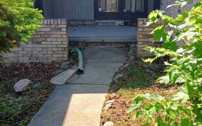 Photo of Dennis L.'s yard after getting landscaping in Canton, MI