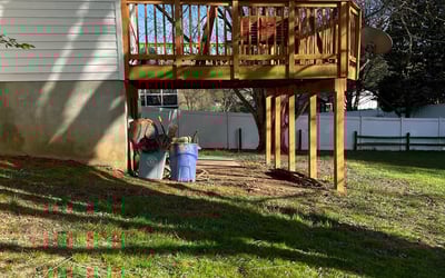 Photo of Kevin B.'s yard after getting landscaping in Sykesville, MD
