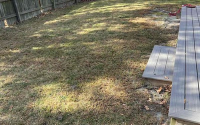 Photo of Nicole M.'s yard after getting landscaping in Hayes, VA
