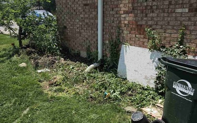 Photo of Johanna C.'s yard after getting landscaping in Melbourne, KY