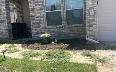 Photo of Austen G.'s yard after getting landscaping in Roanoke, TX