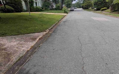 Photo of Kirby C.'s yard after getting landscaping in Oak Ridge, NC