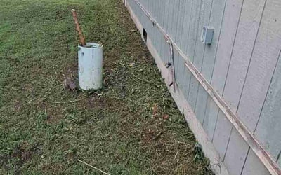 Photo of Anthony F.'s yard after getting landscaping in Kingman, KS