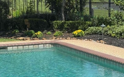 Photo of Mike B.'s yard after getting landscaping in Houston, TX