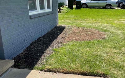 Photo of Jacob D.'s yard after getting landscaping in Solomons, MD
