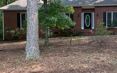 Photo of Vicki B.'s yard after getting landscaping in Sharpsburg, GA
