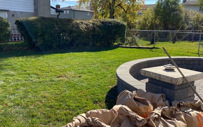 Photo of Larry H.'s yard after getting landscaping in Romeo, MI