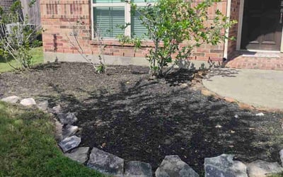 Photo of Anthony S.'s yard after getting landscaping in Pearland, TX