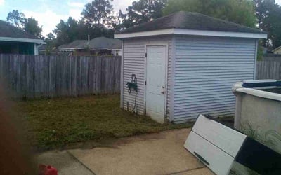 Photo of Daniel O.'s yard after getting landscaping in La Place, LA