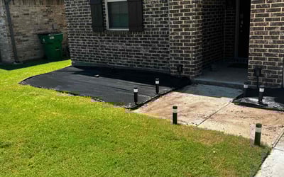 Photo of Chris G.'s yard after getting landscaping in Crandall, TX