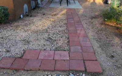Photo of Jason B.'s yard after getting landscaping in Logandale, NV