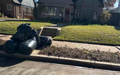 Photo of Justin C.'s yard after getting landscaping in Caddo Mills, TX