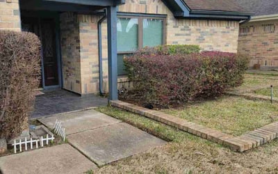 Photo of Robert F.'s yard after getting landscaping in Raywood, TX