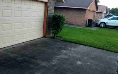 Photo of James W.'s yard after getting landscaping in Guy, TX