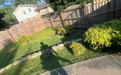 Photo of Samantha M.'s yard after getting landscaping in Huntsville, AL