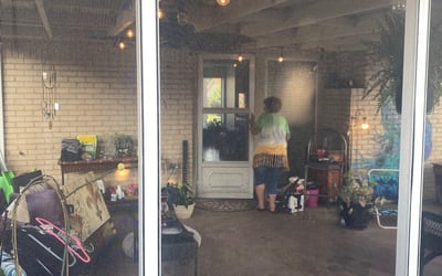 Photo of Debbie C.'s yard after getting landscaping in Newalla, OK
