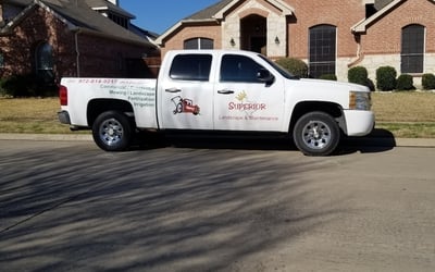 Photo of Shawn M.'s yard after getting landscaping in Mabank, TX