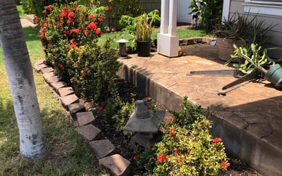 Photo of Brandon M.'s yard after getting landscaping in Waipahu, HI