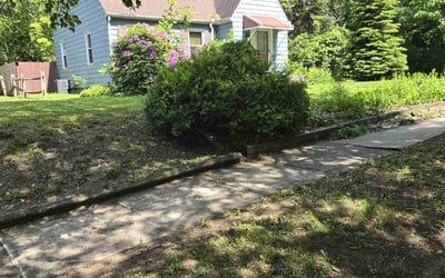 Photo of Wynchell N.'s yard after getting landscaping in Erie, PA