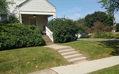 Photo of Josh M.'s yard after getting landscaping in Dundee, IL