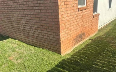 Photo of Jane M.'s yard after getting landscaping in Mustang, OK