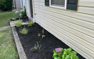 Photo of Julie S.'s yard after getting landscaping in Fredericksburg, VA