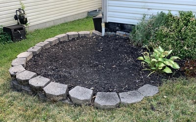Photo of Lisa B.'s yard after getting landscaping in Mount Gilead, OH