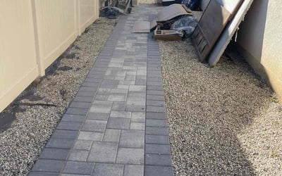 Photo of David H.'s yard after getting landscaping in Twentynine Palms, CA