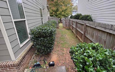 Photo of Klaire M.'s yard after getting landscaping in Brooks, GA