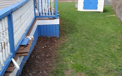 Photo of Susan E.'s yard after getting landscaping in Clarence Center, NY