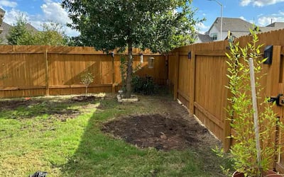 Photo of Kristi H.'s yard after getting landscaping in Adkins, TX