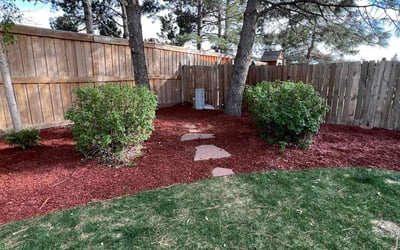 Photo of Brenda R.'s yard after getting landscaping in Idaho Springs, CO