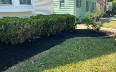 Photo of Samantha S.'s yard after getting landscaping in Columbia Station, OH