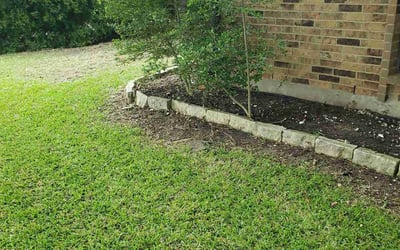 Photo of Chris G.'s yard after getting landscaping in Rosser, TX