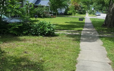 Photo of Jennifer W.'s yard after getting landscaping in Bolivar, MO