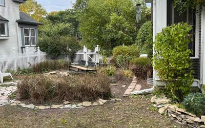Photo of David R.'s yard after getting landscaping in River Falls, WI