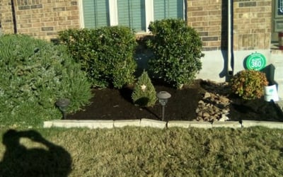 Photo of Francisco R.'s yard after getting landscaping in Bandera, TX